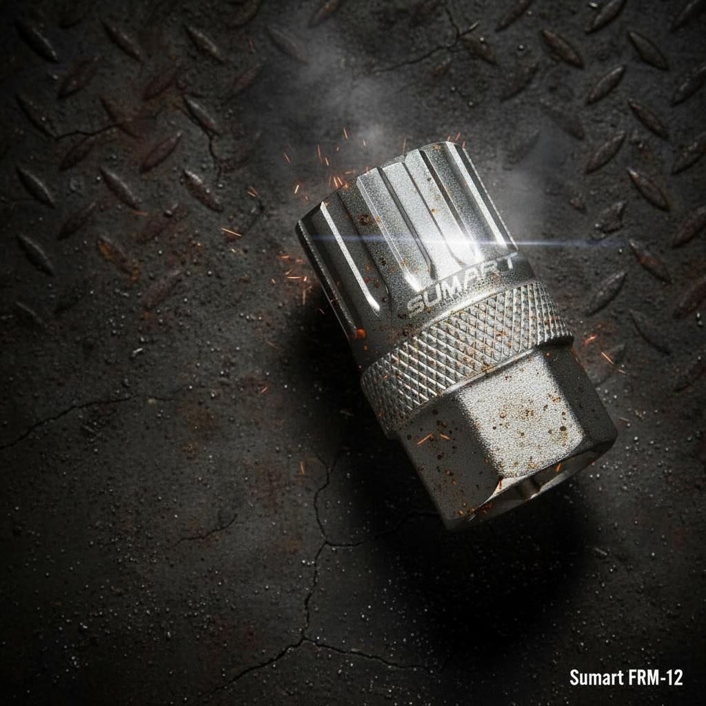 Rugged square banner with Sumart FRM-12