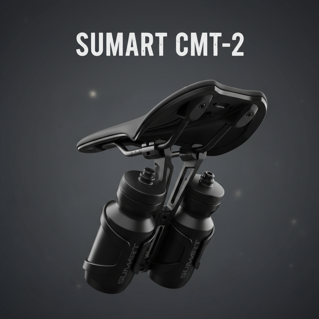 SUMART CMT-2 banner gemonteerd onder zadel