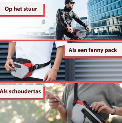 Valkental 3in1 City Bag - GESCHIKT VOOR KLICKfix