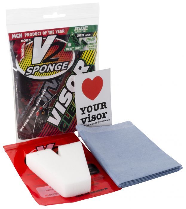 V2 vizier schoonmaak spons - pocket size